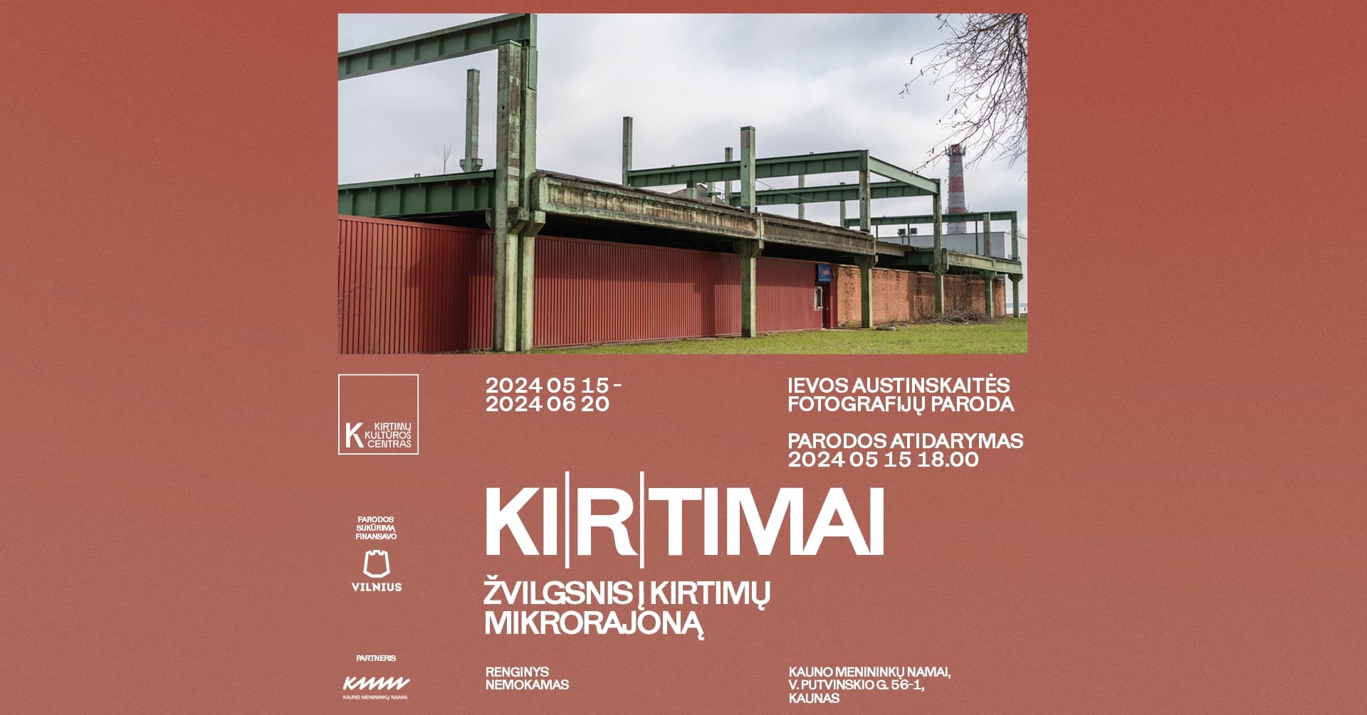 Photography exhibition "Ki |r| timai. A Look at the Kirtimai Micro-district" 