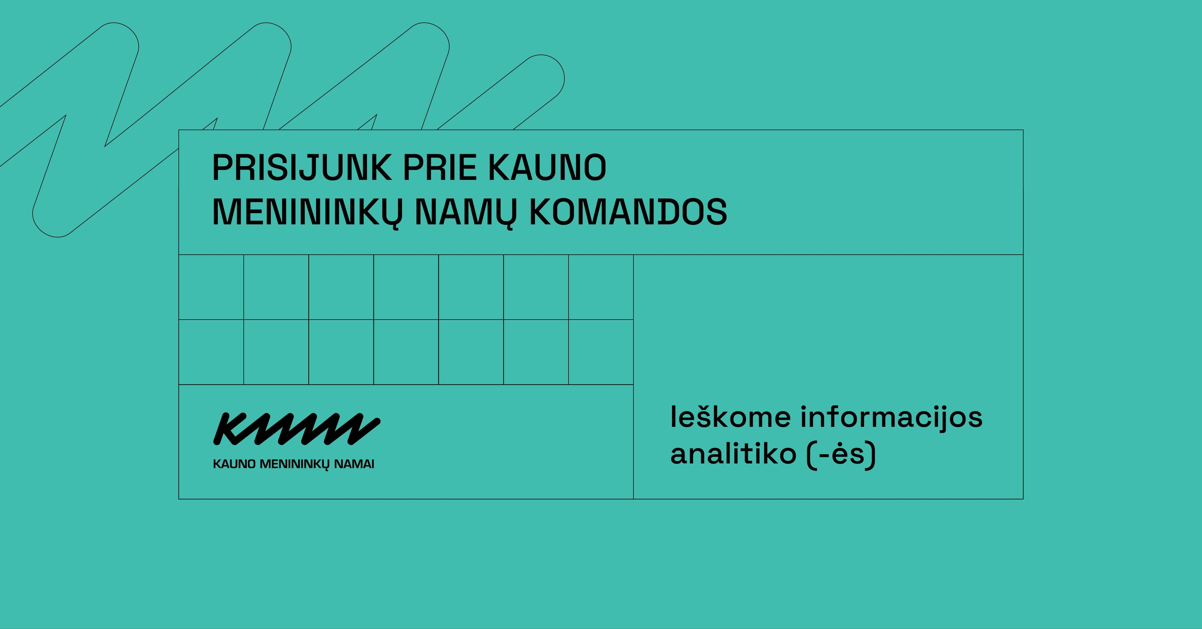 Kviečiame informacijos analitiką (-ę) prisijungti prie Kauno menininkų namų komandos