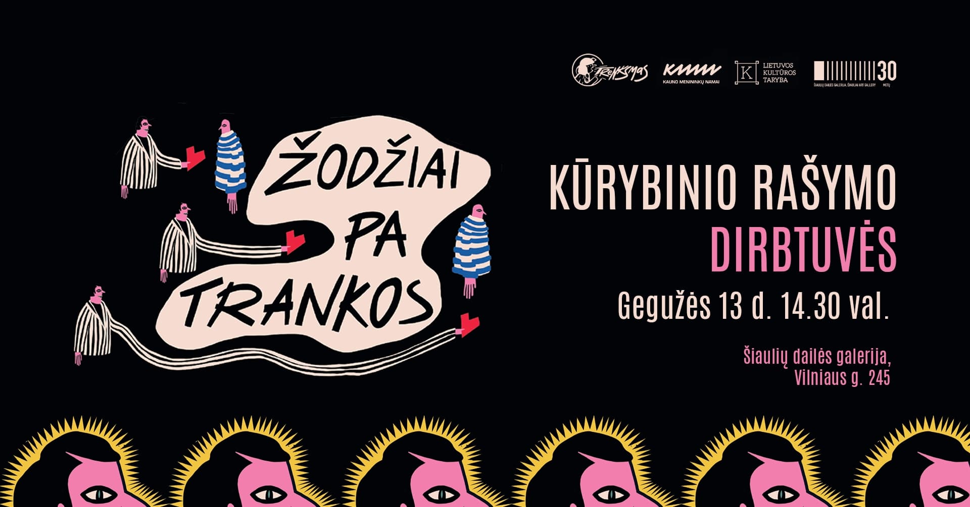 “Žodžiai-pa-trankos” creative writing workshops