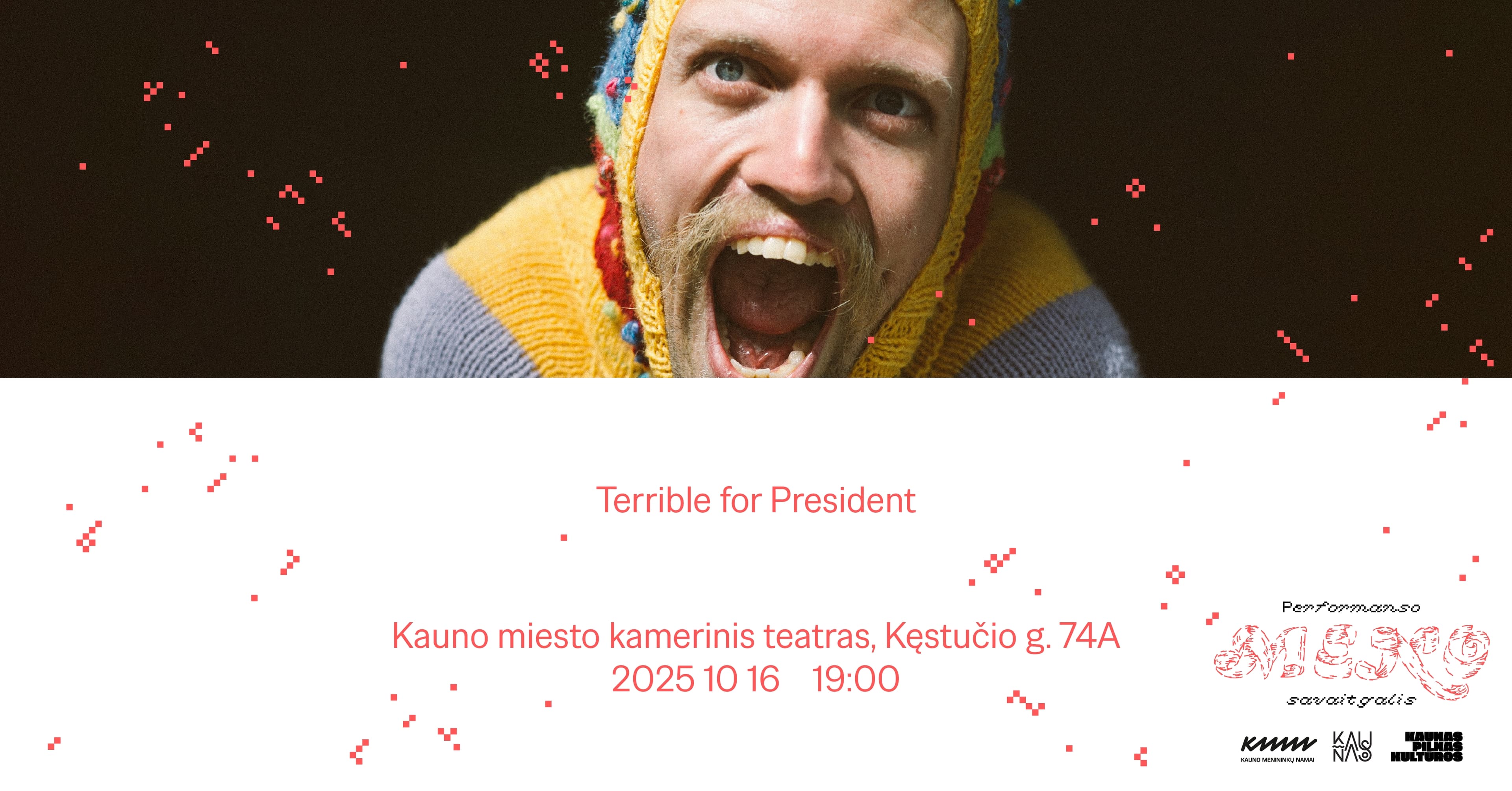 Terrible for President performance ⑇ Opening of the Performance Art Weekend
